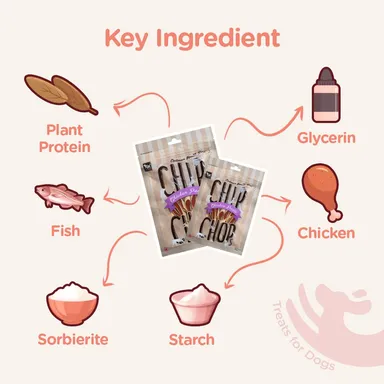 Premium Chip Chops Chicken Pasta Dog Treat Combo Pack of 2, 260g | Healthy & Digestible Dog Snacks for All Life Stages  Low-Fat Chicken Dog Treats thumbnail 4