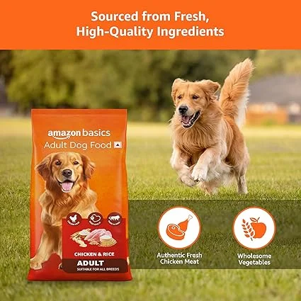 Bairo Adult Dog Food | Chicken & Rice 10kg Bag | High Protein Dry Food for All Breeds | Supports Healthy Skin, Coat, Digestion & Immunity image 2