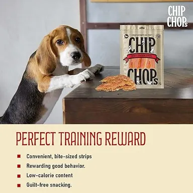 Chip Chops Roast Chicken Strips Dog Treats, Easy to Digest Suitable for All Dog Breeds High Protein & Low Fat Fresh Meat Crunchy & Tasty Snack thumbnail 4