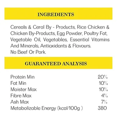 BAIRO Chicken Puppy Dog Food |Complete & Balanced Food for All Dogs, 3kg + Lozalo Orofresh Dog Mouth Freshener Spray 22ml | Healthy Digestion, Skin, Teeth & Joint Health thumbnail 4