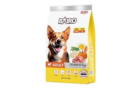 BAIRO Chicken Puppy Dog Food |Complete & Balanced Food for All Dogs, 3kg + Lozalo Orofresh Dog Mouth Freshener Spray 22ml | Healthy Digestion, Skin, Teeth & Joint Health image 1