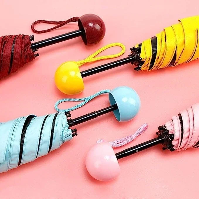 Portable Mini Umbrella for Women, Men & Kids, Capsule Design, UV & Sun Protection, Compact Travel Umbrella for Rain & Sun | Perfect Pocket Umbrella for Everyday Use image 1