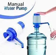 Water Dispenser Pump | Portable Hand Press Pump for 20 Liter, Easy-to-Use Blue Water Bottle Pump for Home and Office thumbnail 1