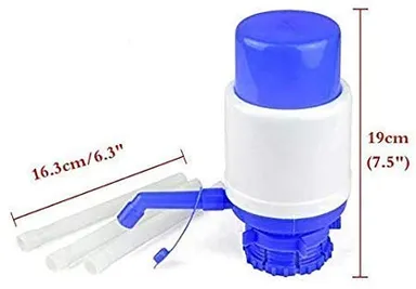 Water Dispenser Pump | Portable Hand Press Pump for 20 Liter, Easy-to-Use Blue Water Bottle Pump for Home and Office thumbnail 4