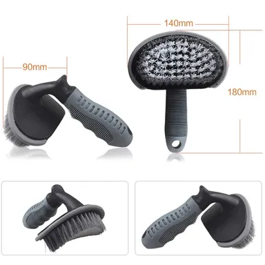 CarFrill Car Vehicle Motorcycle Alloy Wheel Tire Rim Scrub Brush | Washing Cleaner Cleaning Tool for Car, Truck, Home & Kitchen Cleaning | Effective Tire Cleaner thumbnail 3