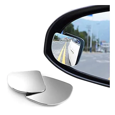 CarFrill 2pcs Blind Spot Mirror, Adjustable 360 Degree HD Glass Frameless Convex Rear View Mirror for Car, Van, SUV, and Trucks (056 Model) thumbnail 0