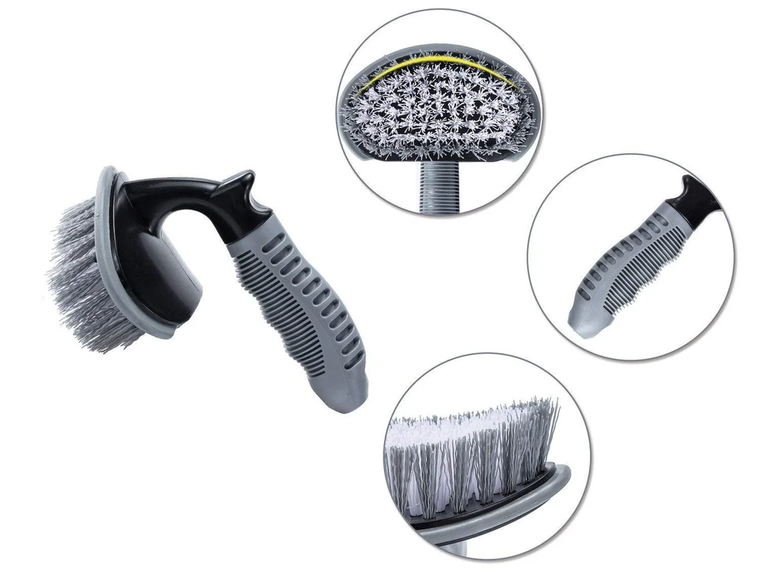 CarFrill Steel & Alloy Wheel Cleaning Brush | 2 Pcs Rim Cleaner for Car, Motorcycle & Bicycle Tire Brush Washing Tool image 2