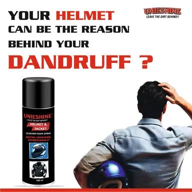 UNIESHINE Helmet Cleaner Spray & Jacket Foam | Deep Clean Riding Gear, No Rinse, Quick Dry, Odor Remover thumbnail 1