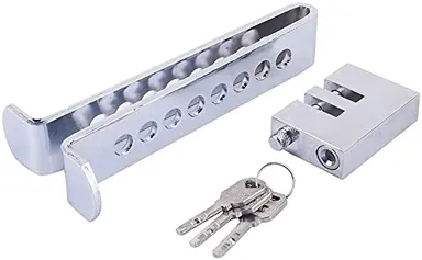 CarPedalLock Stainless Steel Anti Theft Device for Cars | Clutch Brake Accelerator Pedal Lock | Secure Your Vehicle thumbnail 0