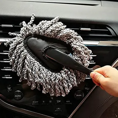 CarFrill Super Soft Microfiber Car Dash Duster Brush for Car Cleaning, Home Kitchen & Computer Cleaning Dusting Tool | Multi purpose Microfiber Brush thumbnail 1