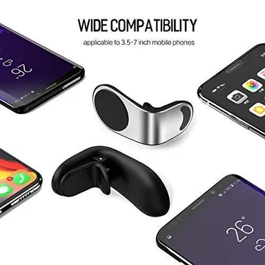 CarFrill Magnetic Phone Car Mount Holder | Hands Free Universal Smartphone & GPS Holder for Car Air Vent, Compatible with All Smartphones, Camera & GPS Devices (Pack of 1) thumbnail 1