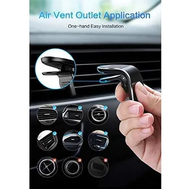 CarFrill Magnetic Phone Car Mount Holder | Hands Free Universal Smartphone & GPS Holder for Car Air Vent, Compatible with All Smartphones, Camera & GPS Devices (Pack of 1) thumbnail 2