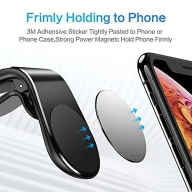 CarFrill Magnetic Phone Car Mount Holder | Hands Free Universal Smartphone & GPS Holder for Car Air Vent, Compatible with All Smartphones, Camera & GPS Devices (Pack of 1) thumbnail 3