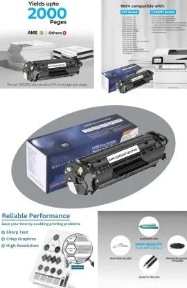 Compatible FX9 FX10 12a Premium Quality Black Ink Toner Cartridge thumbnail 2