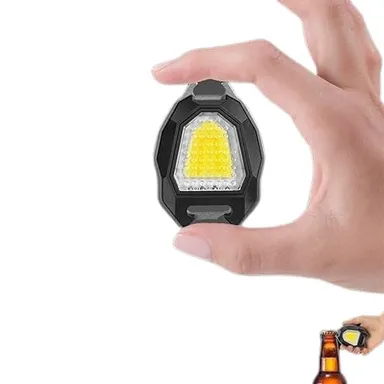 LED Flashlight, Rechargeable COB Flashlight with Adjustable Stand, Bottle Opener, Magnetic Base & Waterproof | 7 Light Modes Keychain Flashlight by CarFrill | Portable Flashlight for Outdoors & Work thumbnail 0