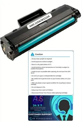 AMS HP110A W1112A Premium Quality Black Ink Toner Cartridge for LaserJet 100/MFP130 Printers thumbnail 4
