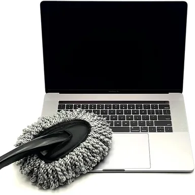CarFrill Microfiber Dash Duster 2 Pack | Super Soft Interior Cleaning Brush for Car & Home | Wet & Dry Use Gray thumbnail 3