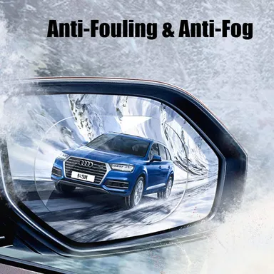 CarFrill Anti Fog & Anti Glare Rearview Mirror Film | Waterproof HD Visor for Car Mirror (Pack of 6) thumbnail 2