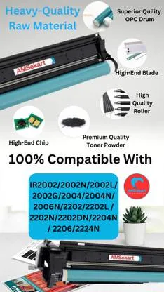 AMS Canon NPG-59 Drum Unit | Imaging Unit for IR Series 2002/2204/2206/2202 Black Ink Toner thumbnail 2