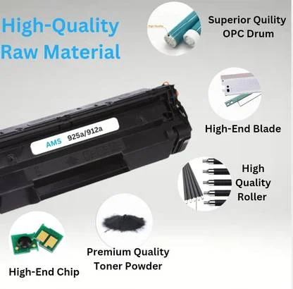 AMS CANON Universal Premium Quality LaserJet Toner Cartridge | Black Ink Cartridge image 2