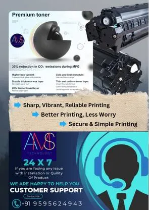 AMS CANON Universal Premium Quality LaserJet Toner Cartridge | Black Ink Cartridge thumbnail 4
