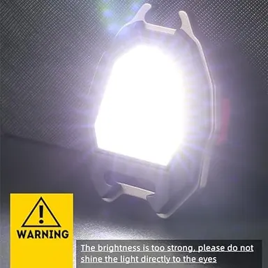 CarFrill LED Mini COB Working Flashlight | Adjustable Stand, Magnetic Base, Waterproof, Rechargeable Keychain Light with 7 Modes, Bottle Opener, Whistle & Cigarette Lighter thumbnail 3