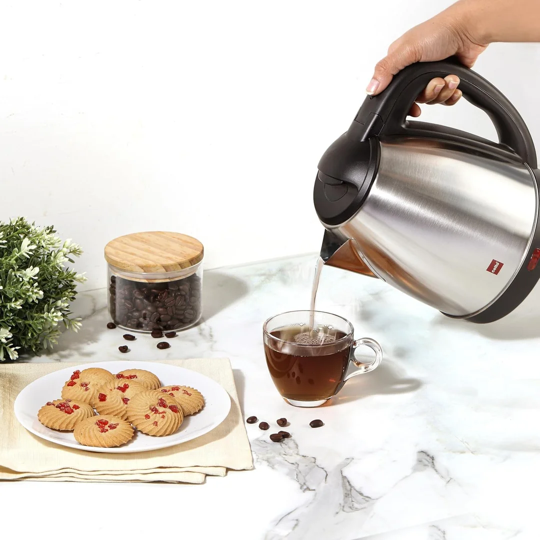 Cello Quick Boil Electric Kettle 1.5 Litre | Stainless Steel Tea & Coffee Kettle | Portable Travel Kettle | Instant Noodles| Soup, Water Boiler image 1