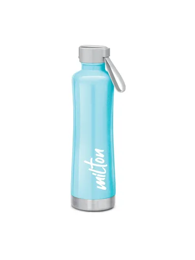 Milton New Tiara 600 Thermosteel Water Bottle 490 ml | Hot & Cold Insulated Bottle – Sky Blue thumbnail 0