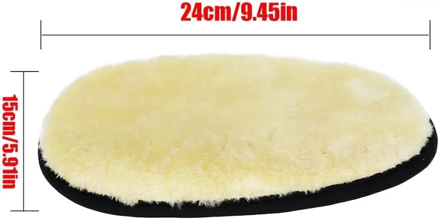 CarFrill Wool Car Wash Gloves | High Density Microfiber, Lint Free, Scratch Free Wash & Polishing Mitt for Automotive Cleaning image 6