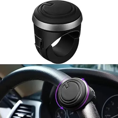 Car Steering Wheel Spinner Knob | Metal Power Handle 360° Spinner for Car Steering Wheel | CarFrill | Easy Grip & Control thumbnail 0