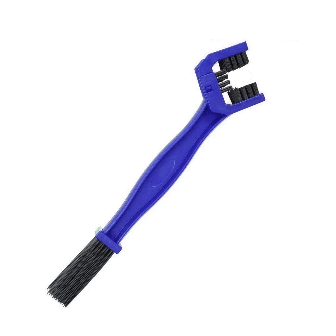 Bike Chain Cleaner Brush for Motorcycles |Cycles Multi‑Purpose Bike Chain Cleaning Tool with Soft Long Nylon Bristles Blue Bike Chain Maintenance |Grime Removal Kit image 1