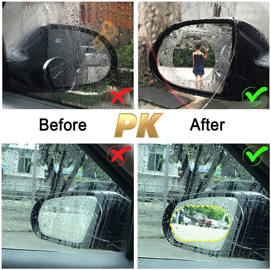 CarFrill Anti|Fog Waterproof Rear View Mirror Film image 3