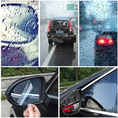 CarFrill Anti|Fog Waterproof Rear View Mirror Film thumbnail 4