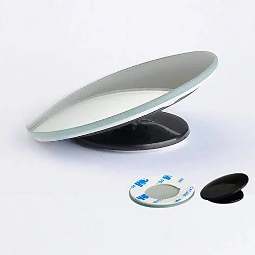 CarFrill Blind Spot Mirror 2 Round HD Glass Convex Rear View Mirror image 4