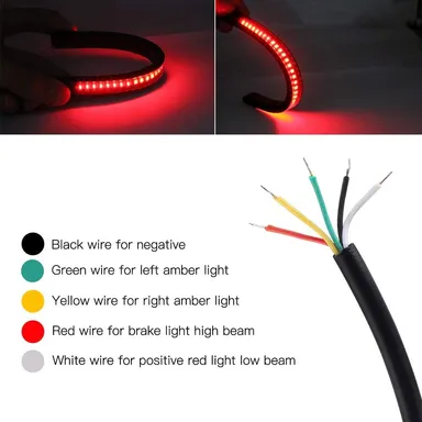 CarFrill Harley Integrated Tail Light | Motorcycle LED Turn Signal Brake Stop Running Indicator thumbnail 1