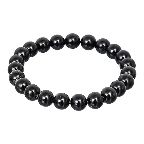 Black Obsidian Bracelet for Healing and Protection |Adjustable Gemstone Beaded Bracelet for Men & Women Gifts | 8mm Healing Crystal Bracelet by ARTS FOR LIFE. image 1