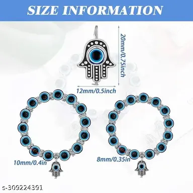 Dori Beads Silver Charm Bracelet |Handmade Adjustable Friendship Bracelet for Couples thumbnail 3