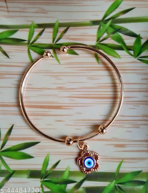 Evil Eye Bracelet Set of 3 |Adjustable Silver Plated Protection Jewelry for Women & Men | Nazar Good Luck Cuff Bracelets image 3
