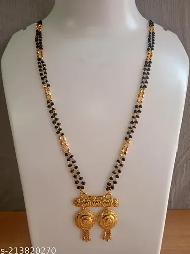 EIT Collection Gold Plated Mangalsutra Combo Set for Women | Traditional Bridal Designer Mangalsutra thumbnail 1