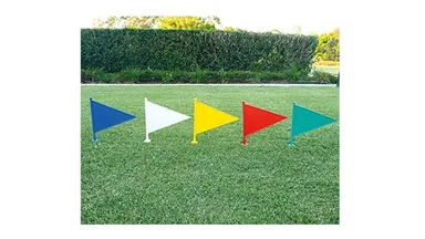 Boundary Flag Set for Sports Marking | Assorted Colours (Pack of 10) thumbnail 2