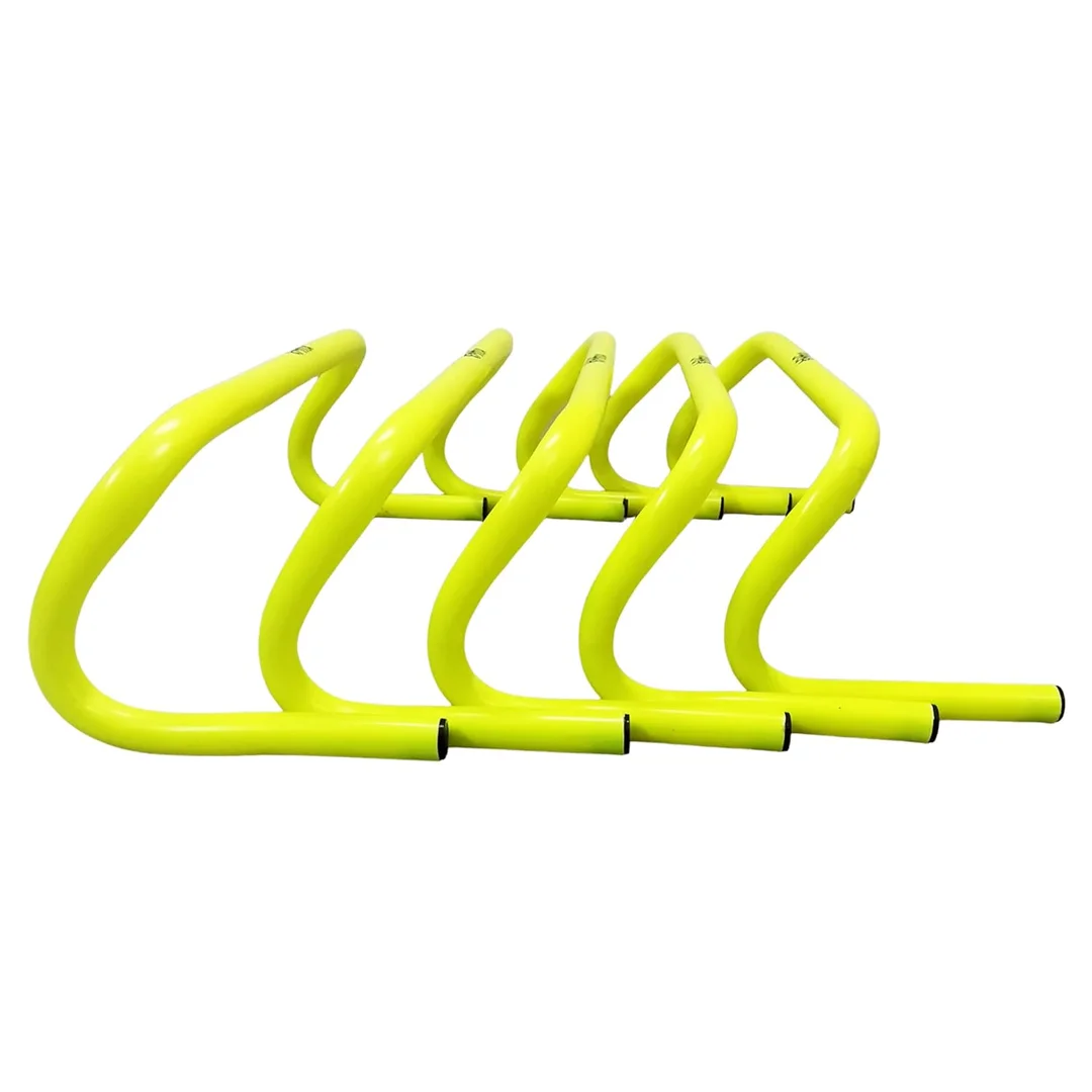 Agility Hurdles Pack of 5 and Marker Cones 6 Inch Pack of 12 |Agility Training Equipment Set for Speed and Field Drills image 6