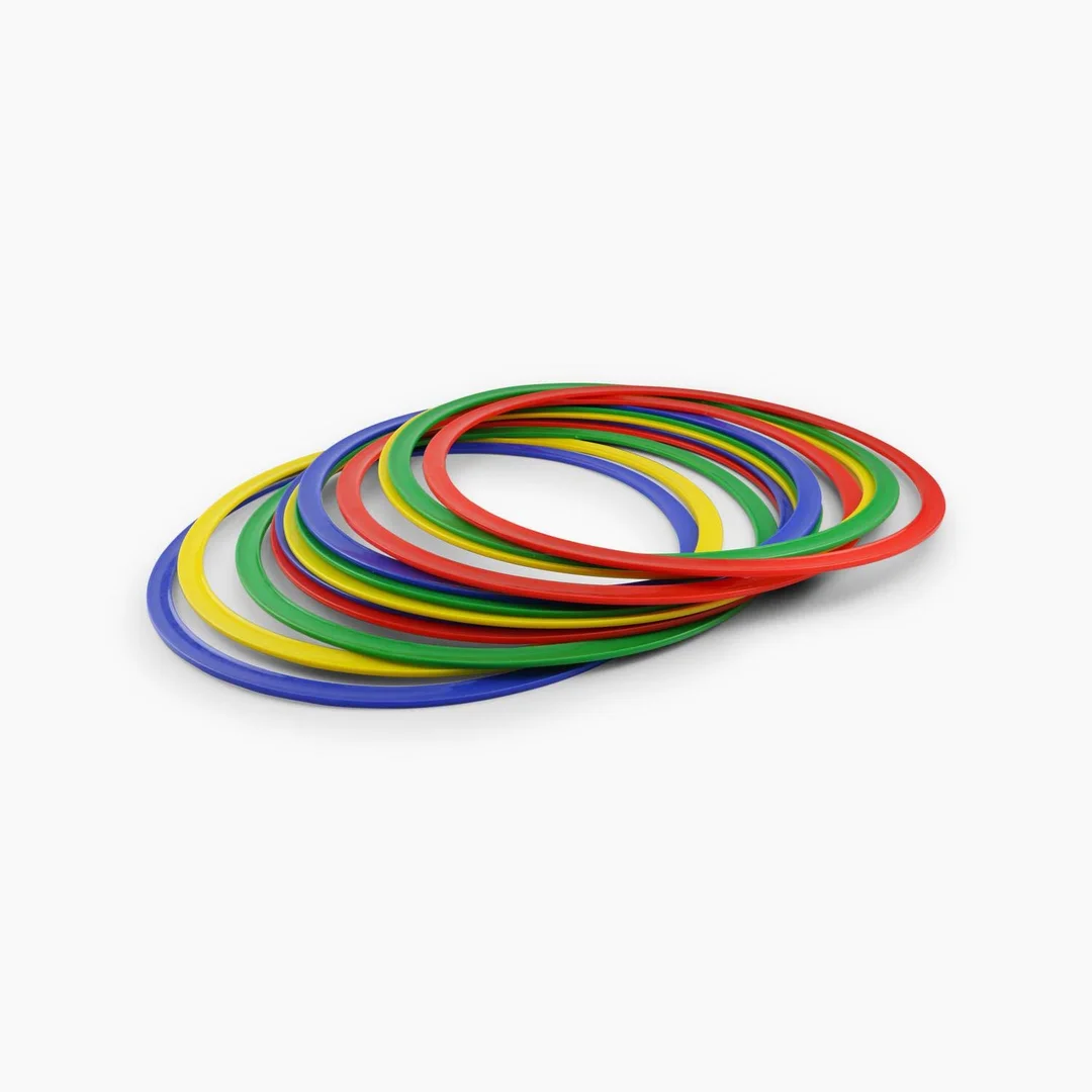 Fitfix Agility Flat Ring 18 | Speed Training Ring for Fitness & Gymnastics (Assorted Colour Pack of 6) image 1