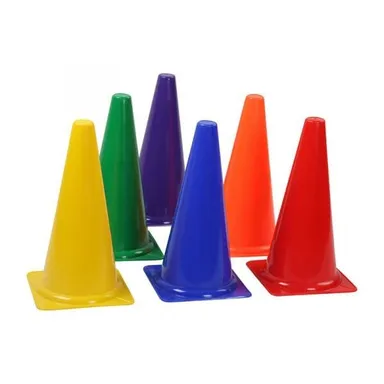 Fitfix® Marker Cone 6 Inch Pack of 6 Pcs, Space Marker Cone with Net Bag, Marker Cone Pack of 20 Pcs Stand for Sports Training | Buy Online at Low Price