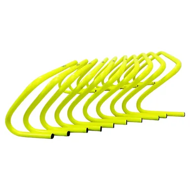 Agility Marker Cone 9 Inch Pack of 12 |Training Hurdles 9 Inch Pack of 10 |Agility Ladder 4 Meter Pack of 1|Sports Training Kit thumbnail 3