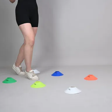 Fitfix® Speed Agility Ladder 4m, Training Flat Agility Hurdles 6.0 Inch (Qty 5) | Soccer Cone Markers Pack of 10, Nylon Fabric 40 inch Speed Chute for Soccer Training Equipment thumbnail 8