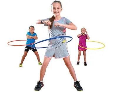 Collapsible 30-Inch Hula Hoop  Portable Exercise Hoop for Adults & Kids  Durable, Lightweight, Includes Carry Bag  Ideal for Fitness, Yoga & Flow Arts (Pack of 2) thumbnail 5