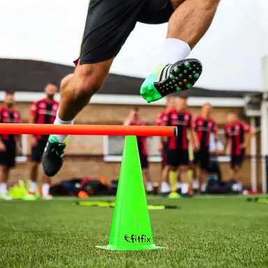 Training Cones and Skipping Rope Combo for Fitness |Marker Cone 6 Inch 6 Pcs |Space Marker Cones 20 Pcs |Skipping Rope 9 Ft thumbnail 8