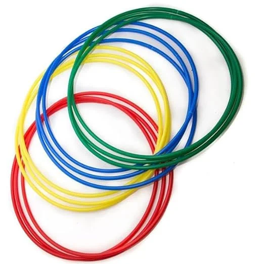 FITFIX® Hula Hoop Exercise Ring – Non-Collapsible 22 Inch Fitness Hula Hoop for Boys, Girls, and Kids – Multi-Color Pack of 2 image 3