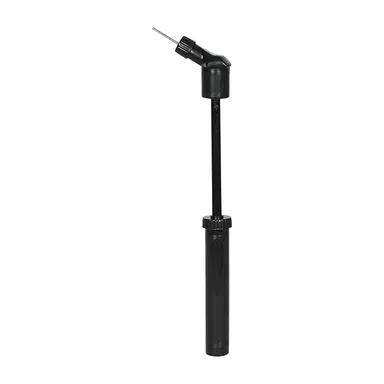 Double Action Ball Pump with Needle Air Pump for Football, Volleyball, Basketball, Rugby, Soccer Balls | Compact Stainless Steel Pin Inflatable Sports Ball Pump (Black) by Fitfix thumbnail 0