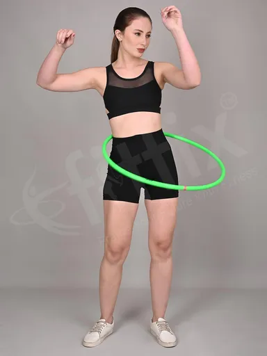 Fitfix® Welded Hula Hoop for Fitness | Hula Hoop for Boys, Girls and Kids | 22 inch Diameter Exercise Ring | Multi Color | Includes Carry Bag for Easy Portability thumbnail 7